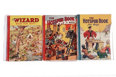 Lot 133 - Two Hotspur Annuals; and The Wizard Annual 1983/39