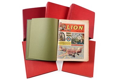 Lot 269 - The Lion Comic sundry bound volumes 1952-1968