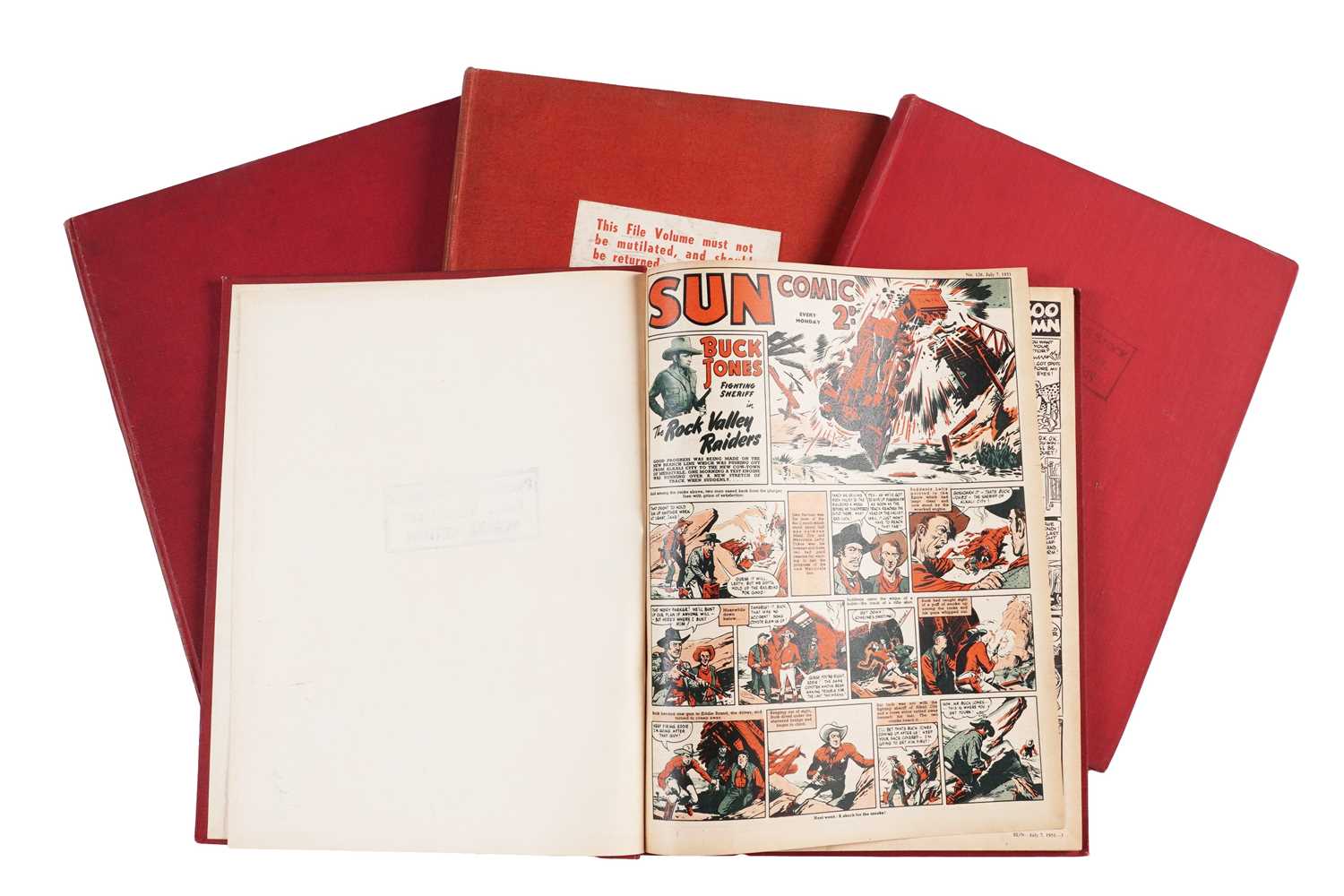 Lot 12 - Sun Comic, publisher’s early file copies