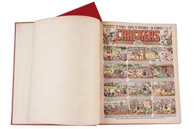 Lot 291 - Crackers Comic 1937; and Sparkler 1938, publisher’s file copies