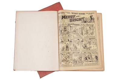 Lot 293 - Puck, and Merry & Bright comics 1934, publisher’s file copies