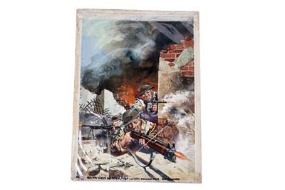 Lot 193 - Original artwork for Battle Picture Library No. 24 “Shoot First”