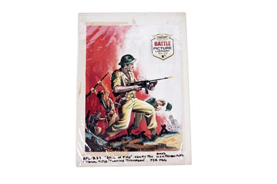 Lot 356 - Original artwork for Battle Picture Library No. 237 “Ball of Fire”