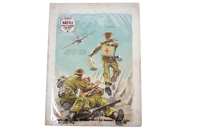 Lot 411 - Original artwork for Battle Picture Library No. 211 “The Rescue”