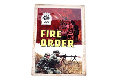 Lot 357 - Original artwork for Battle Picture Library No. 171 “Fire Order”