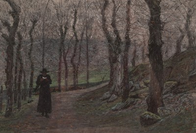 Lot 347 - George Sherwood Hunter - A pair of landscape scenes | pastel