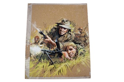 Lot 420 - Original artwork for Battle Picture Library No. 540 “The Hidden Strength”