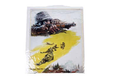 Lot 421 - Original artwork for Battle Picture Library No. 537 “Odd Man Out”