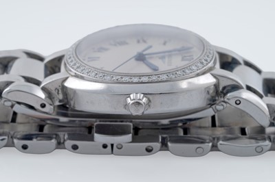 Lot 415 - Longines PrimaLuna: a stainless steel cased lady's wristwatch