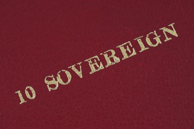 Lot 350 - A cased set of ten Elizabeth II gold sovereigns