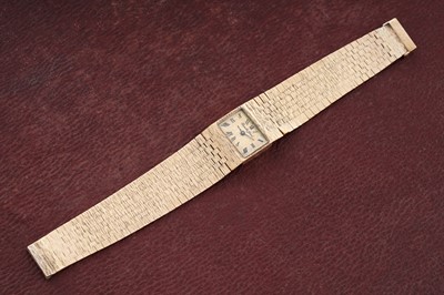 Lot 630 - Bueche-Girod: a lady's 9ct yellow gold wristwatch