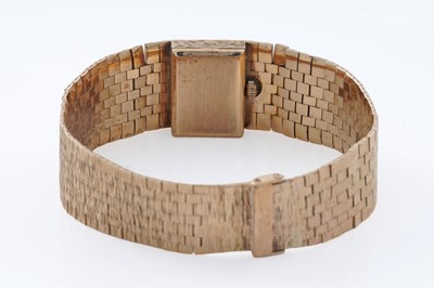 Lot 630 - Bueche-Girod: a lady's 9ct yellow gold wristwatch