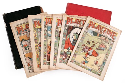 Lot 306 - Playtime, and The Triumph Comics, bound copies