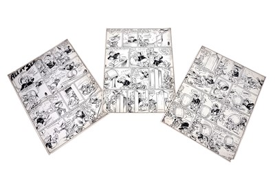 Lot 495 - Two pages of original artwork by Harry Banger