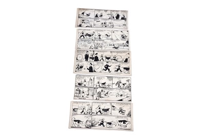 Lot 103 - Original comic strips for the Dandy 1950’s Junkee Man