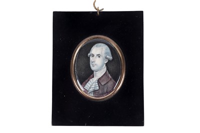 Lot 645 - 18th Century French School - A portrait miniature of a French gentleman | watercolour
