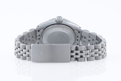 Lot 606 - Rolex Oyster Perpetual Date: a stainless steel cased lady's automatic wristwatch