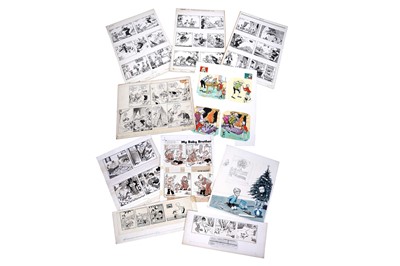 Lot 16 - Harold Hare artwork; and original artboards by Burt Felstead and other artists