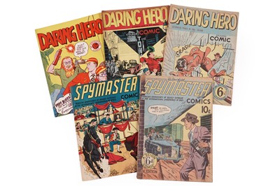 Lot 455 - Spymaster, and Daring Hero comics