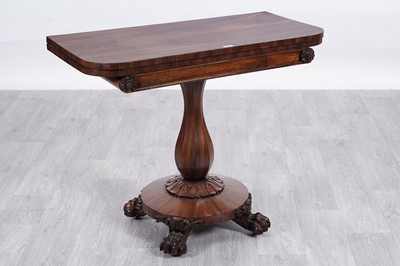 Lot 37 - An early Victorian mahogany tea table