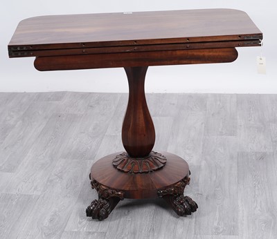 Lot 37 - An early Victorian mahogany tea table