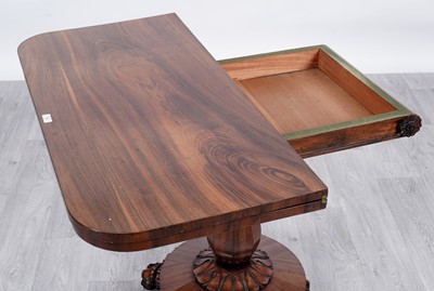 Lot 37 - An early Victorian mahogany tea table