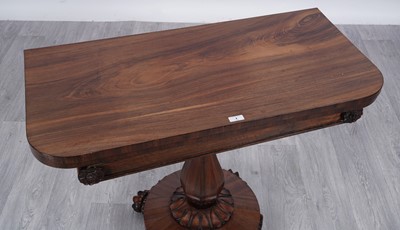 Lot 37 - An early Victorian mahogany tea table