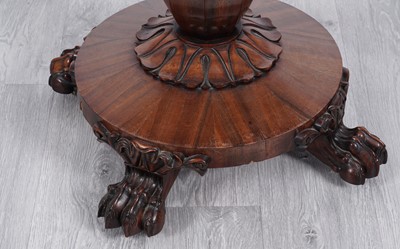 Lot 37 - An early Victorian mahogany tea table