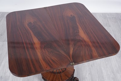 Lot 37 - An early Victorian mahogany tea table