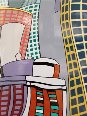 Lot 102 - Dylan Izaak - New York Skyline | oil