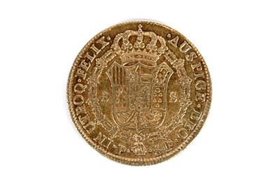 Lot 415 - A Charles III 1782 Spanish 8 Escudos gold coin