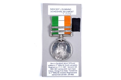 Lot 24 - Edward VII King's South Africa medal