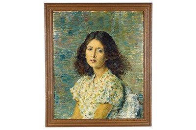 Lot 269 - Evan Walters - Portrait of Menna | oil