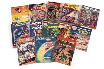 Lot 200 - British and Italian sci-fi digest comics and novels