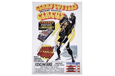 Lot 379 - A circus poster designed by Frank Bellamy