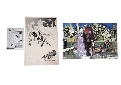Lot 380 - An art poster by Paul Neary & another by Barry Smith