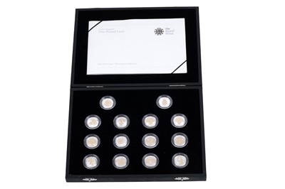 Lot 465 - The Royal Mint One Pound Coin 25th Anniversary Silver Proof Collection