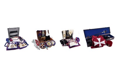 Lot 540 - A collection of Masonic jewels