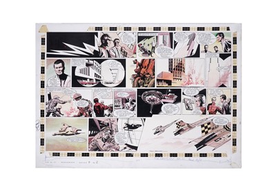 Lot 205 - Original Thunderbirds artwork by Frank Bellamy for T. V. Century 21