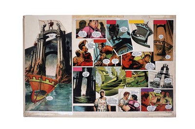 Lot 430 - Original artwork for Wrath of the Gods by J. M. Burns