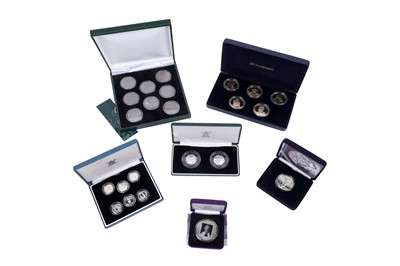 Lot 470 - Six commemorative coin sets