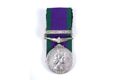 Lot 56 - Queen Elizabeth II General Service Medal with Northern Ireland clasp