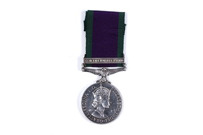 Lot 58 - Queen Elizabeth II General Service Medal with Northern Ireland clasp