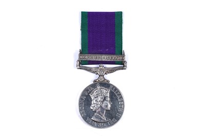Lot 59 - Queen Elizabeth II General Service Medal with Northern Ireland clasp