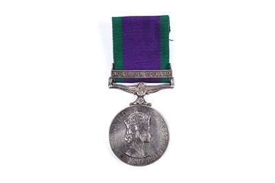 Lot 62 - Queen Elizabeth II General Service Medal with Northern Ireland clasp