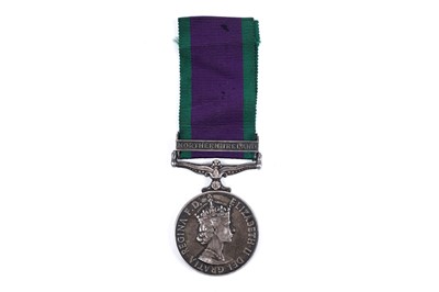 Lot 67 - Queen Elizabeth II General Service Medal with Northern Ireland clasp