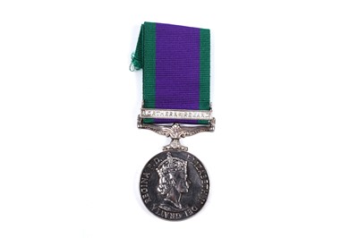 Lot 68 - Queen Elizabeth II General Service Medal with Northern Ireland clasp