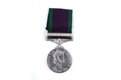 Lot 70 - Queen Elizabeth II General Service Medal with Northern Ireland clasp