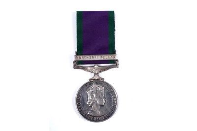 Lot 73 - Queen Elizabeth II General Service Medal with Northern Ireland clasp