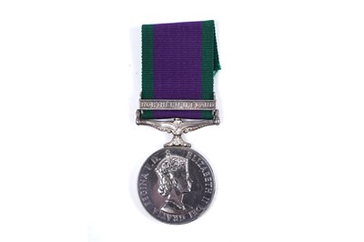 Lot 75 - Queen Elizabeth II General Service Medal with Northern Ireland clasp